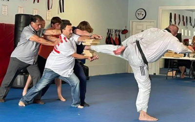 Master Fred Hackett 6th degree Black belt test